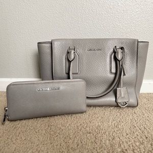 Michael Kors Handbag + Wallet Wristlet